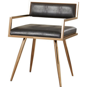 Jayleen Genuine Leather Upholstered Dining Chair by Willa Arlo Interiors