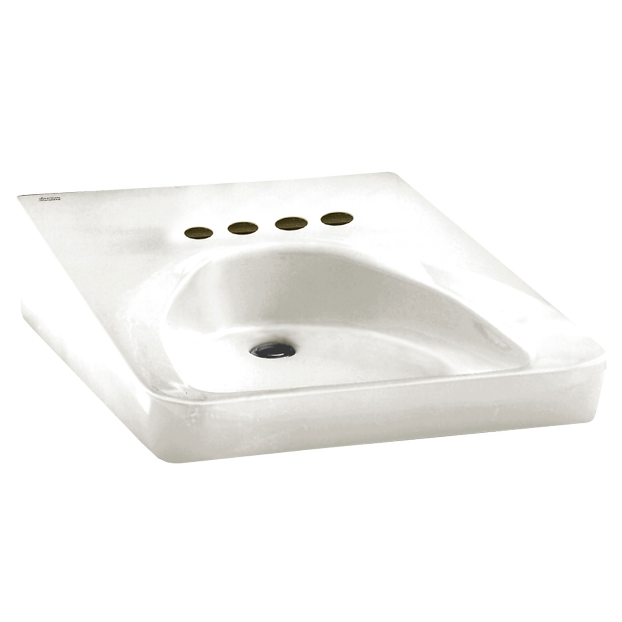 American Standard White Vitreous China Rectangular Wall Mount Bathroom Sink With Overflow Wayfair