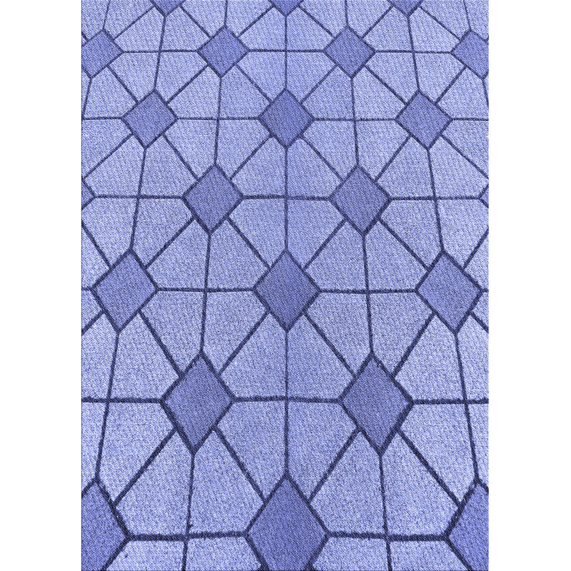 Corrigan Studio Losoya Geometric Wool Blue Area Rug Wayfair