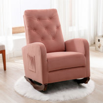 pink glider rocker