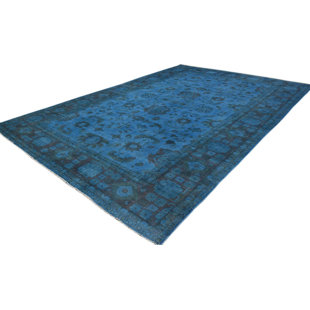 11 X 17 Area Rugs Wayfair Onion Creek One Of A Kind Color Reform Over Dyed Rose Hand Knotted Wool Blue Area Rug
