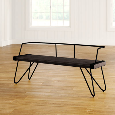 Laurel Foundry Modern Farmhouse Abigale Low Back Metal Bench