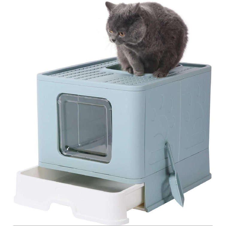 enclosed kitty litter
