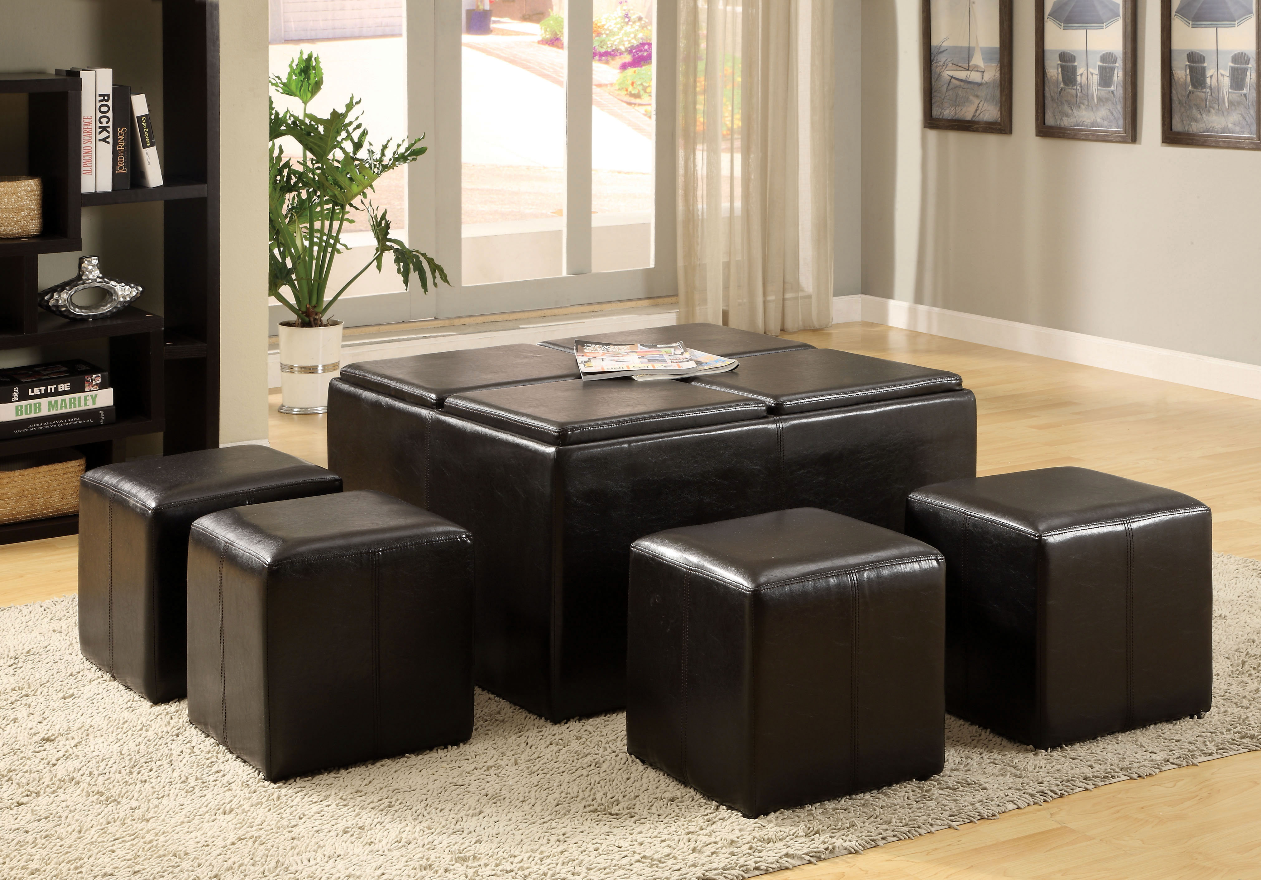 Darby Home Co Turner 5 Piece Coffee Table Ottoman Set Reviews Darby Home Co Turner 5 Piece Coffee Table Ottoman Set Reviews Wayfair