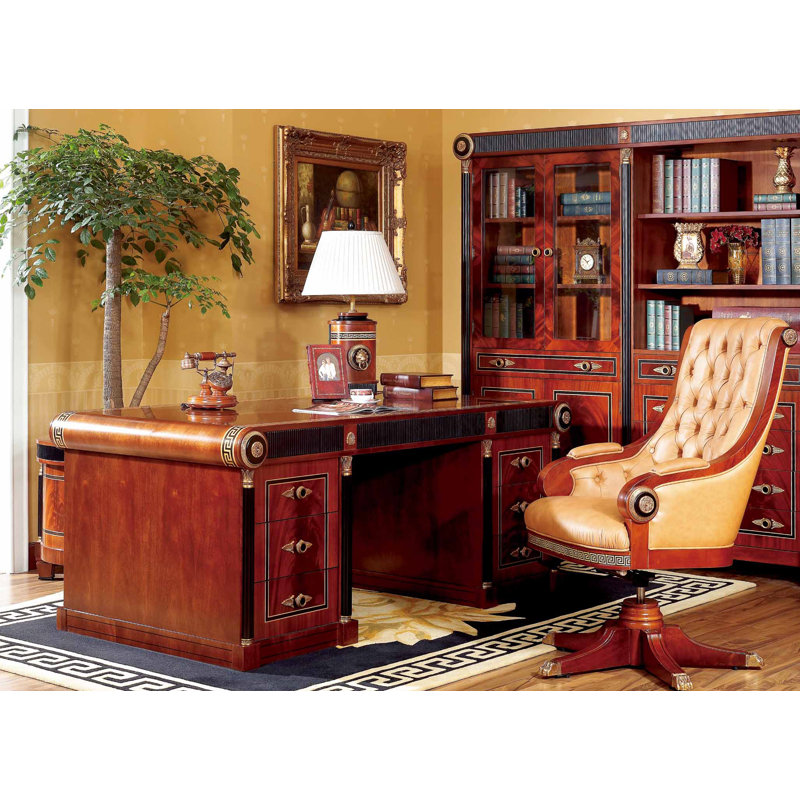 Astoria Grand Empire Executive Desk Wayfair