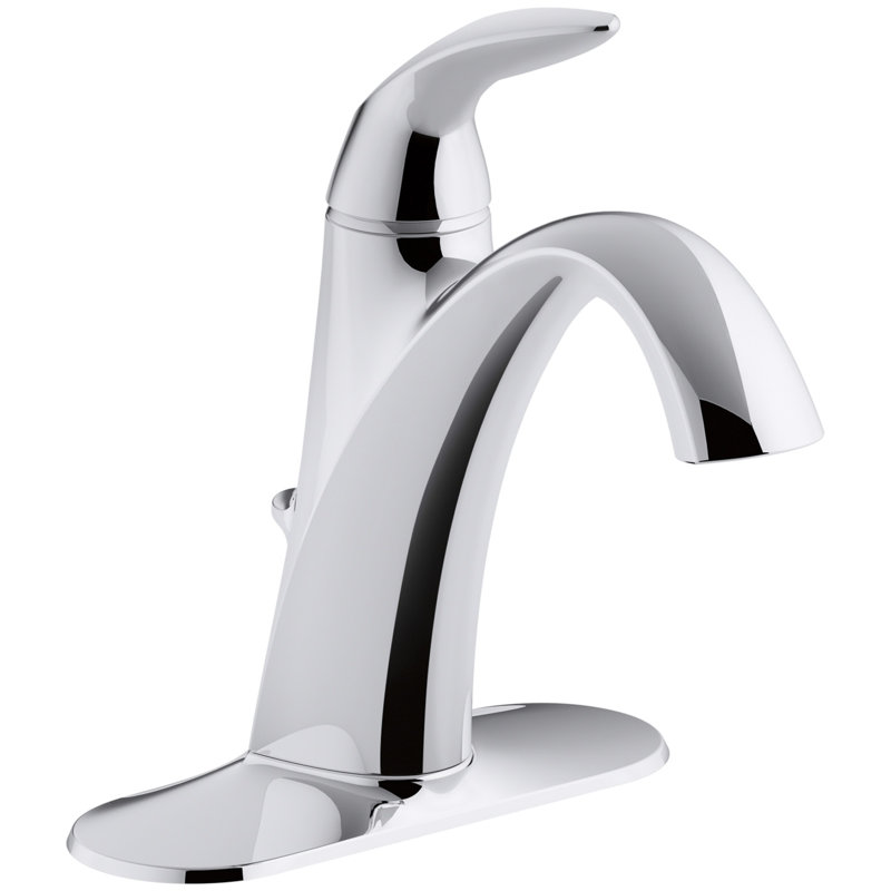 Alteo Single Handle Bathroom Sink Faucet With Optional Pop Up Drain Assembly