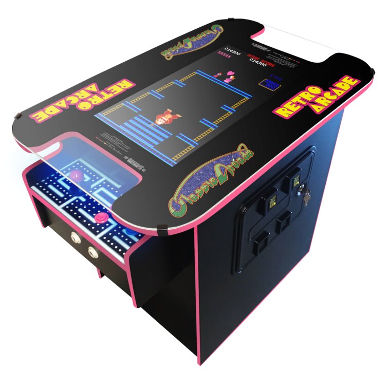 RETRO Video Arcade Cocktail Table 412 Games LED Buttons & Joystick!!!!!! 