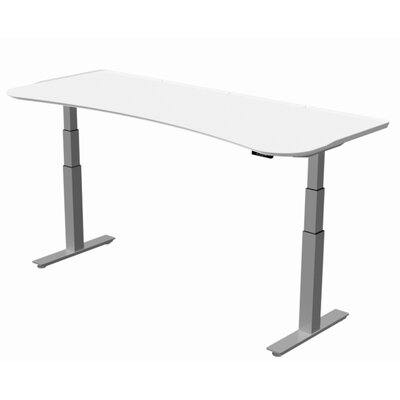 Stretch Out Focus Shape Standing Desk Surfaceworks Finish Designer