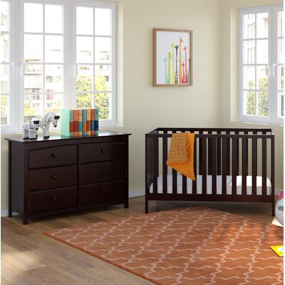 Pacific 3 In 1 Convertible Crib 2 Piece Set Storkcraft Color Espresso