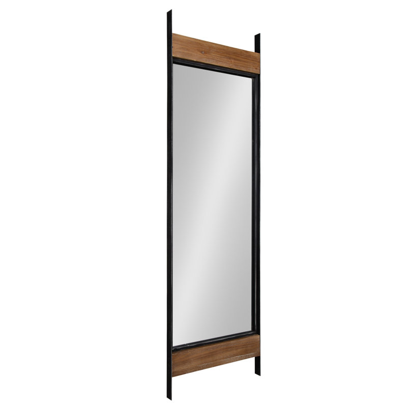 Gracie Oaks Belles Rustic Farmhouse Wood And Metal Beveled