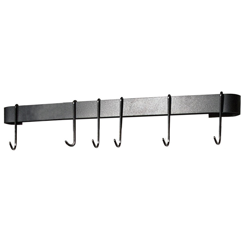 Enclume Rack It Up Wall Mounted Utensil Bar Pot Rack Reviews Wayfair