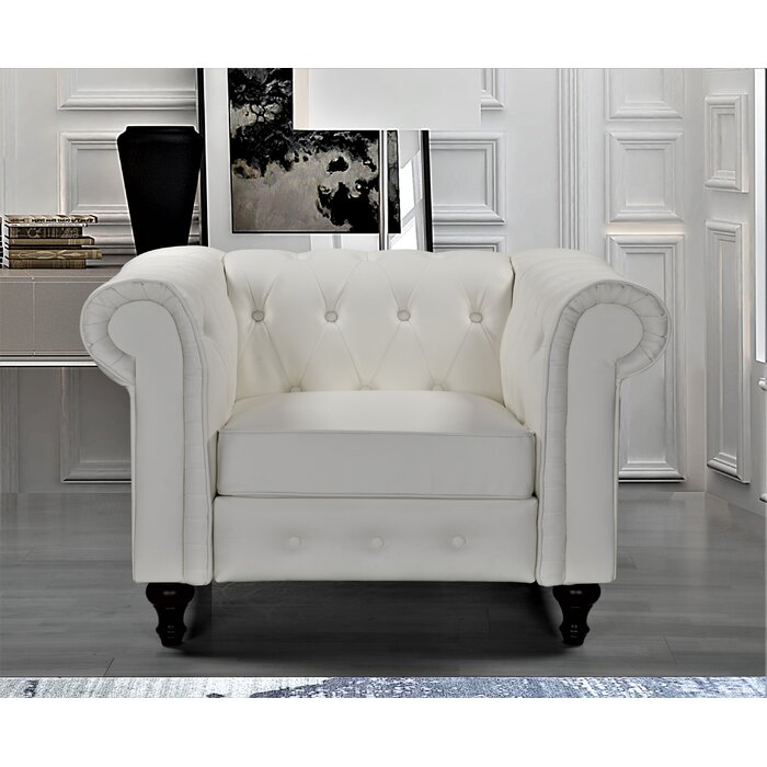 House of Hampton® Fedele 39.76'' Wide Tufted Chesterfield ...