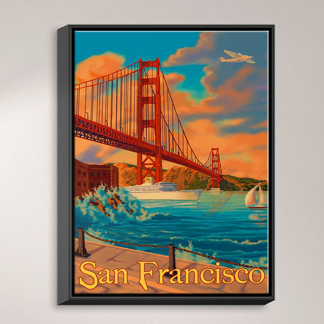 Dianochedesigns San Francisco Golden Gate Bridge Iii Acrylic