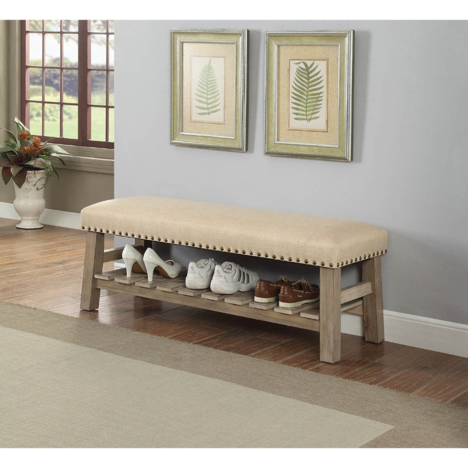 Millwood Pines Ally Upholstered Storage Bench Wayfair