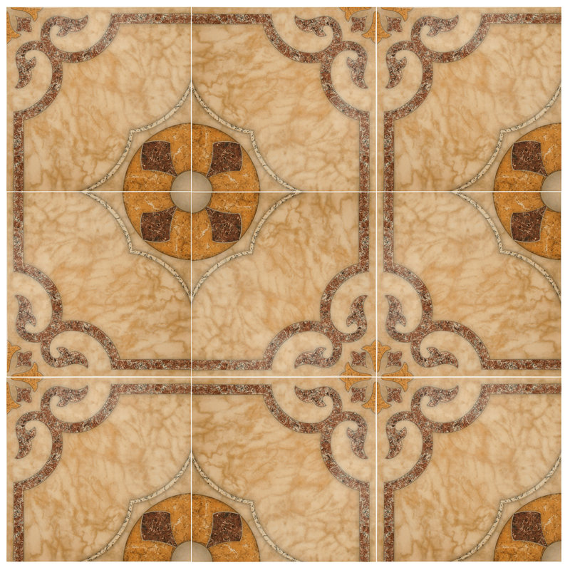 Elitetile Nile 18 X Ceramic Wall Floor Tile Reviews Wayfair Elitetile Nile 18 X Ceramic Wall