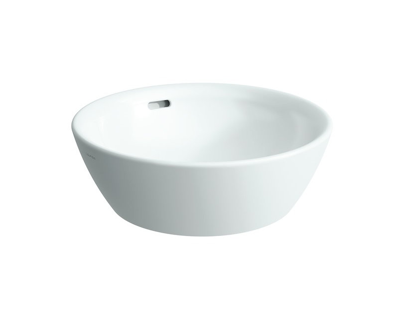 Laufen White Ceramic Circular Vessel Bathroom Sink With Overflow Perigold
