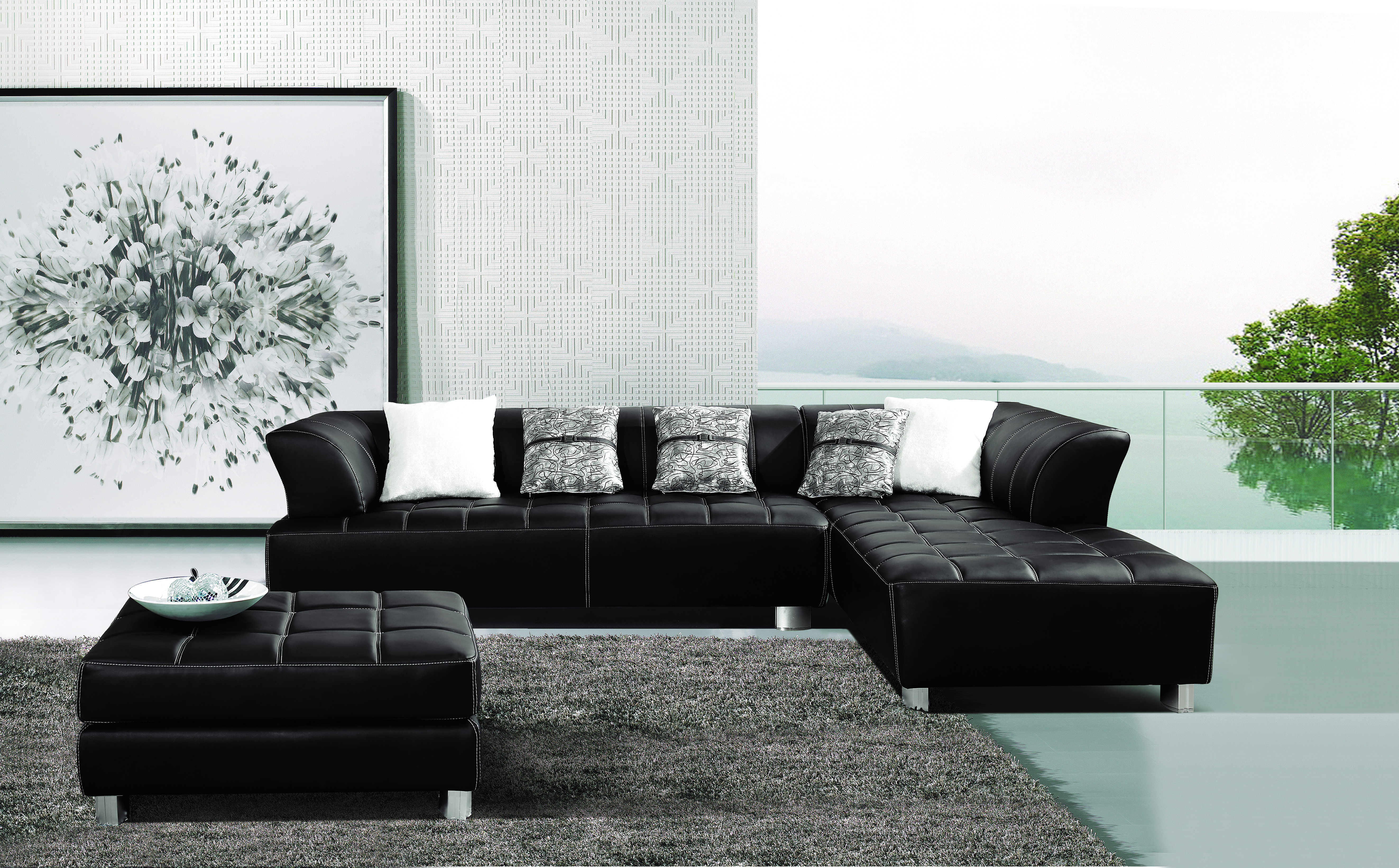 Hokku Designs Klyne Sectional With Ottoman Wayfair