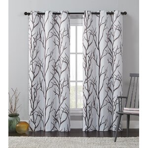 Southold Nature/Floral Blackout Curtain Panels