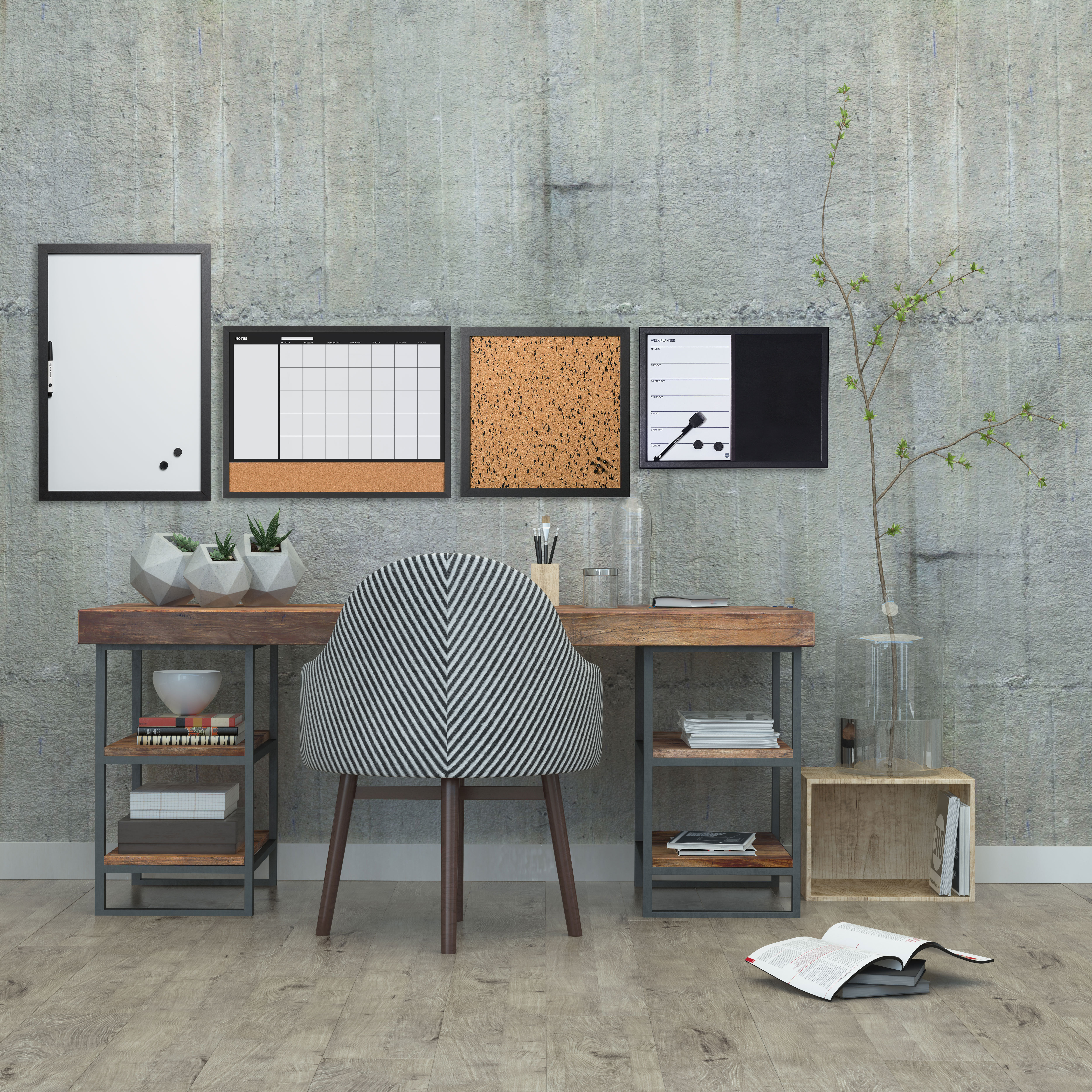 Mastervision Magnetic Wall Mounted Combo Board Wayfair