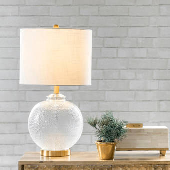 August Grove Halbert Small Clay Jug 23 Table Lamp Wayfair