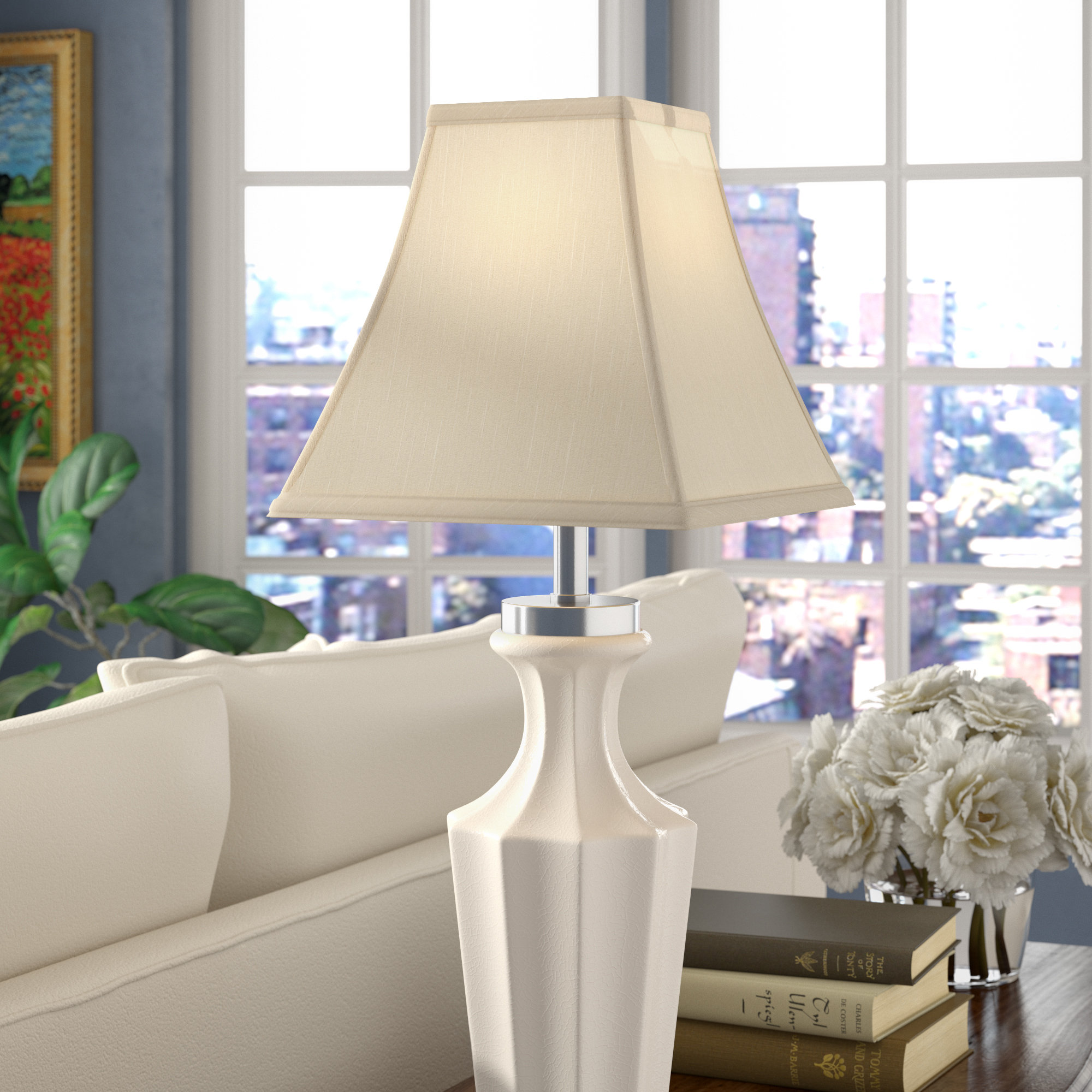 Darby Home Co 10 Silk Shantung Square Bell Lamp Shade Wayfair