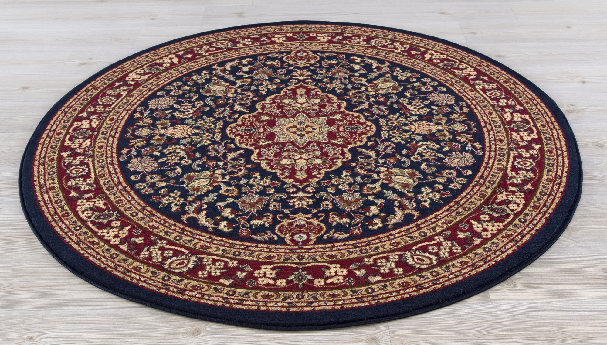World Menagerie Edmont Oriental Flatweave Maroon/Ivory/Navy Area Rug ...