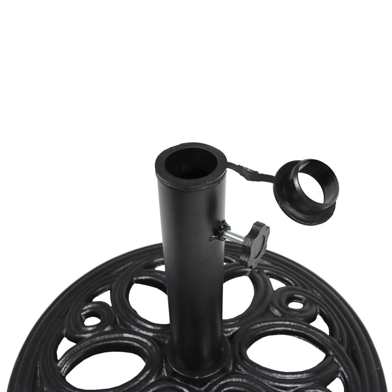 Montenegro Heavy Duty Outdoor Patio Cast Iron Free Standing Base Umbrella Base Reviews Allmodern