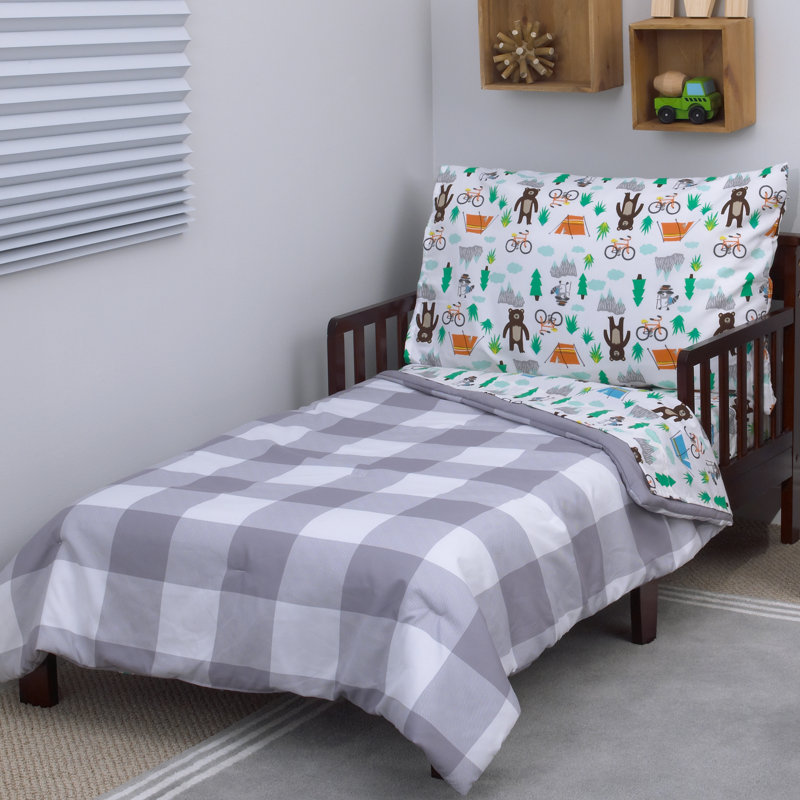 Carter S Woodland Boy 4 Piece Toddler Bedding Set Reviews