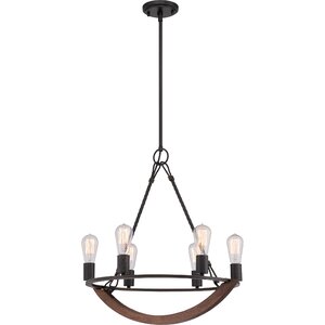 Ouellet 6-Light Candle-Style Chandelier