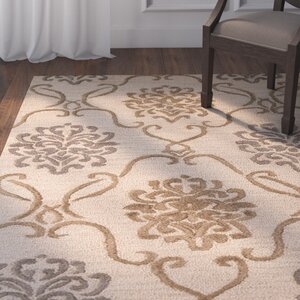 Jillian Hand-Tufted Brown/Gray Area Rug