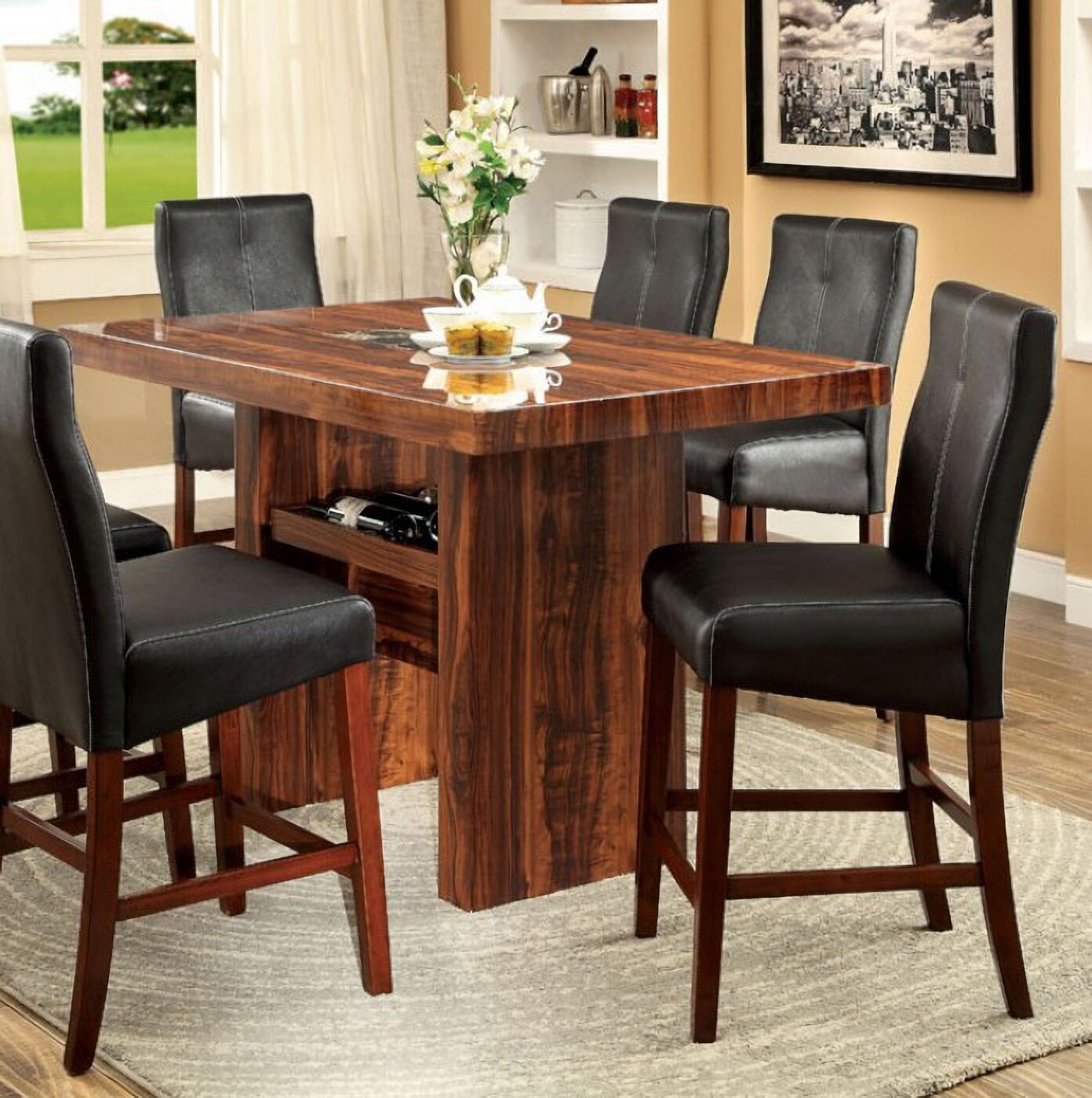 gaston 5 piece dining set