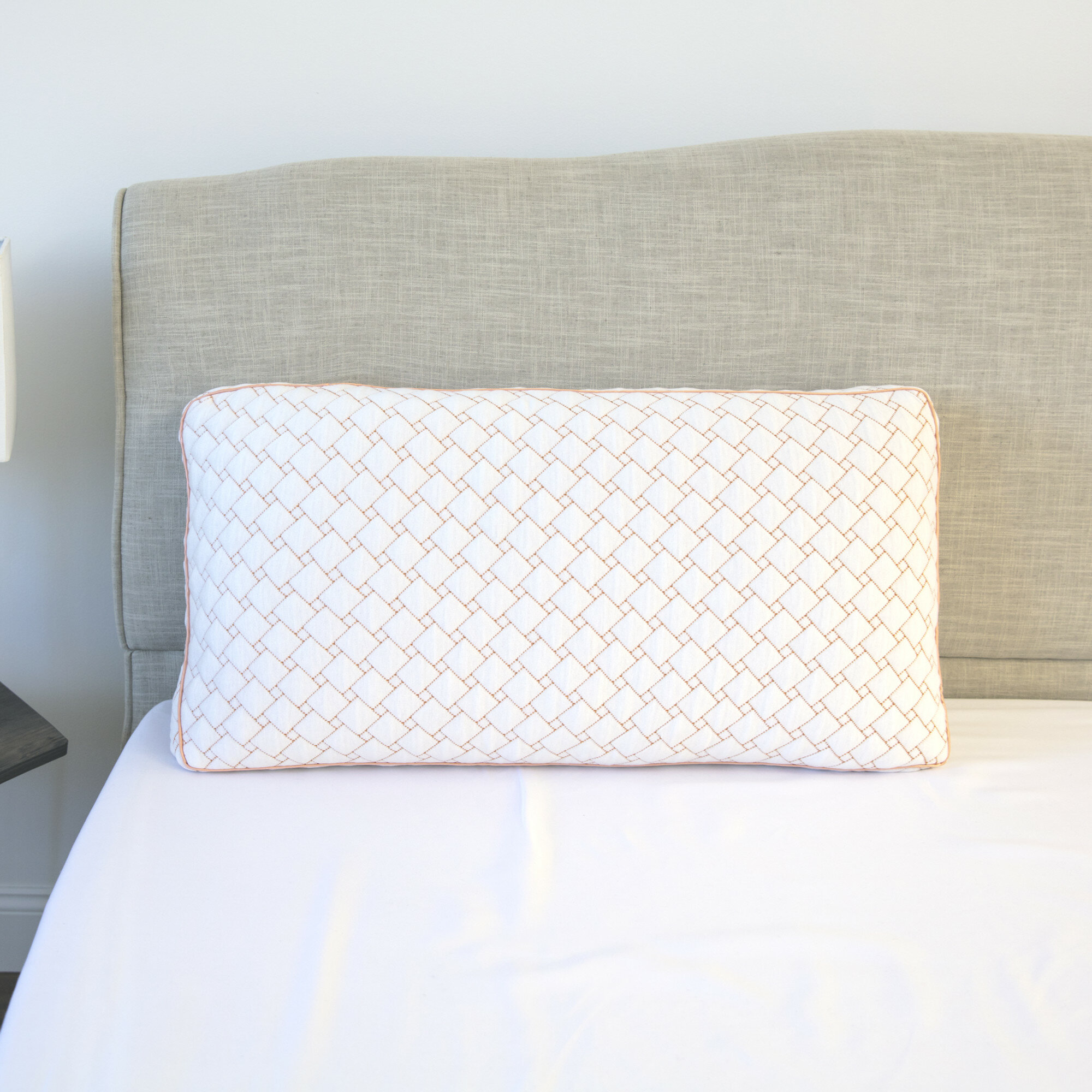 Sensorpedic Gel Infused Memory Foam Cluster Jumbo Bed Pillow With Copper Infused Cover Reviews Wayfair