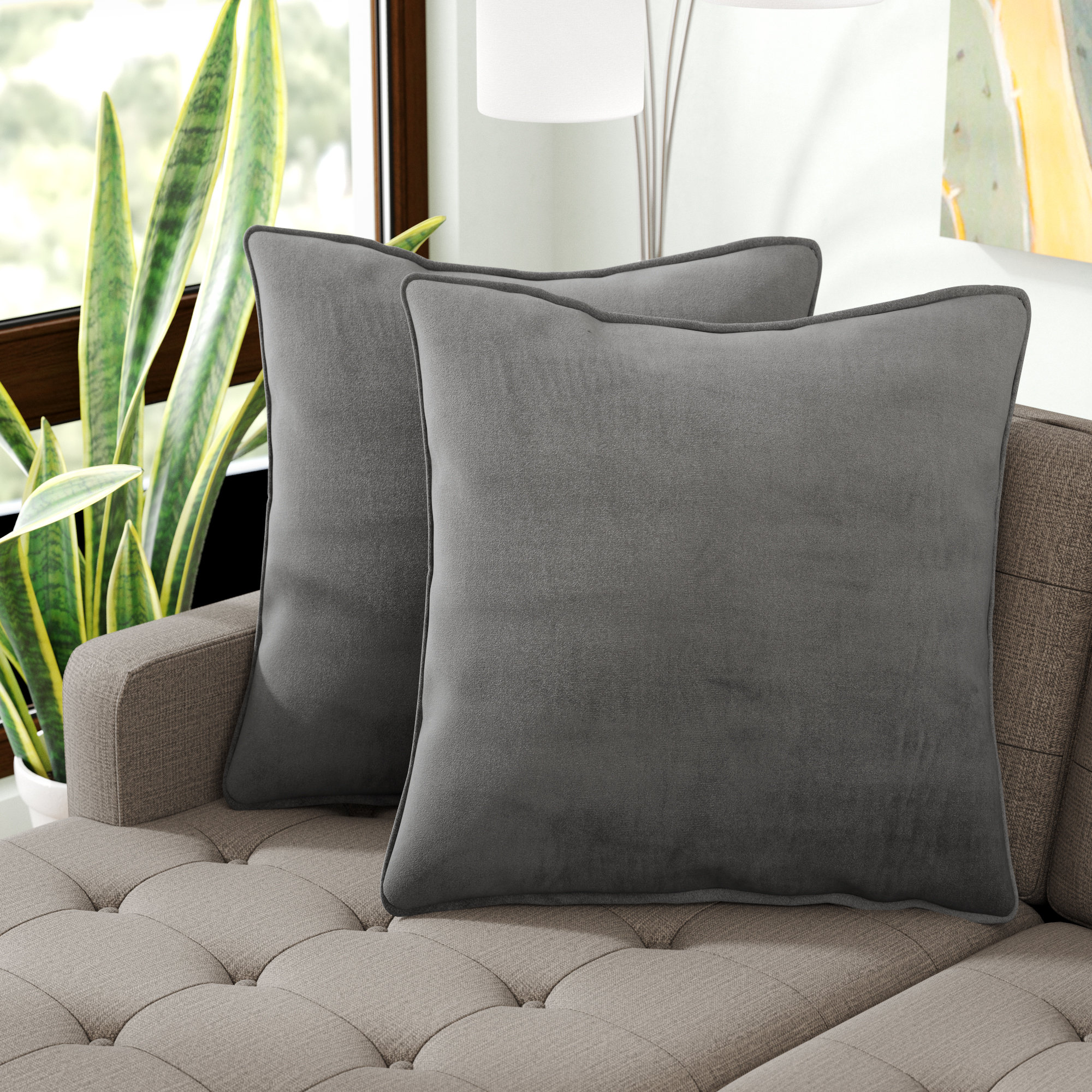 microsuede pillow covers