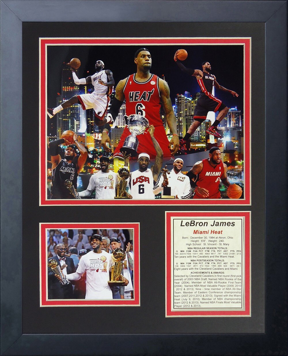 lebron james miami heat memorabilia