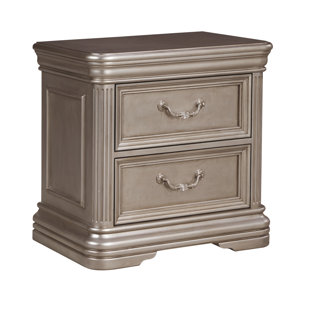 Goldberg 2 Drawer Night Stand by Fleur De Lis Living
