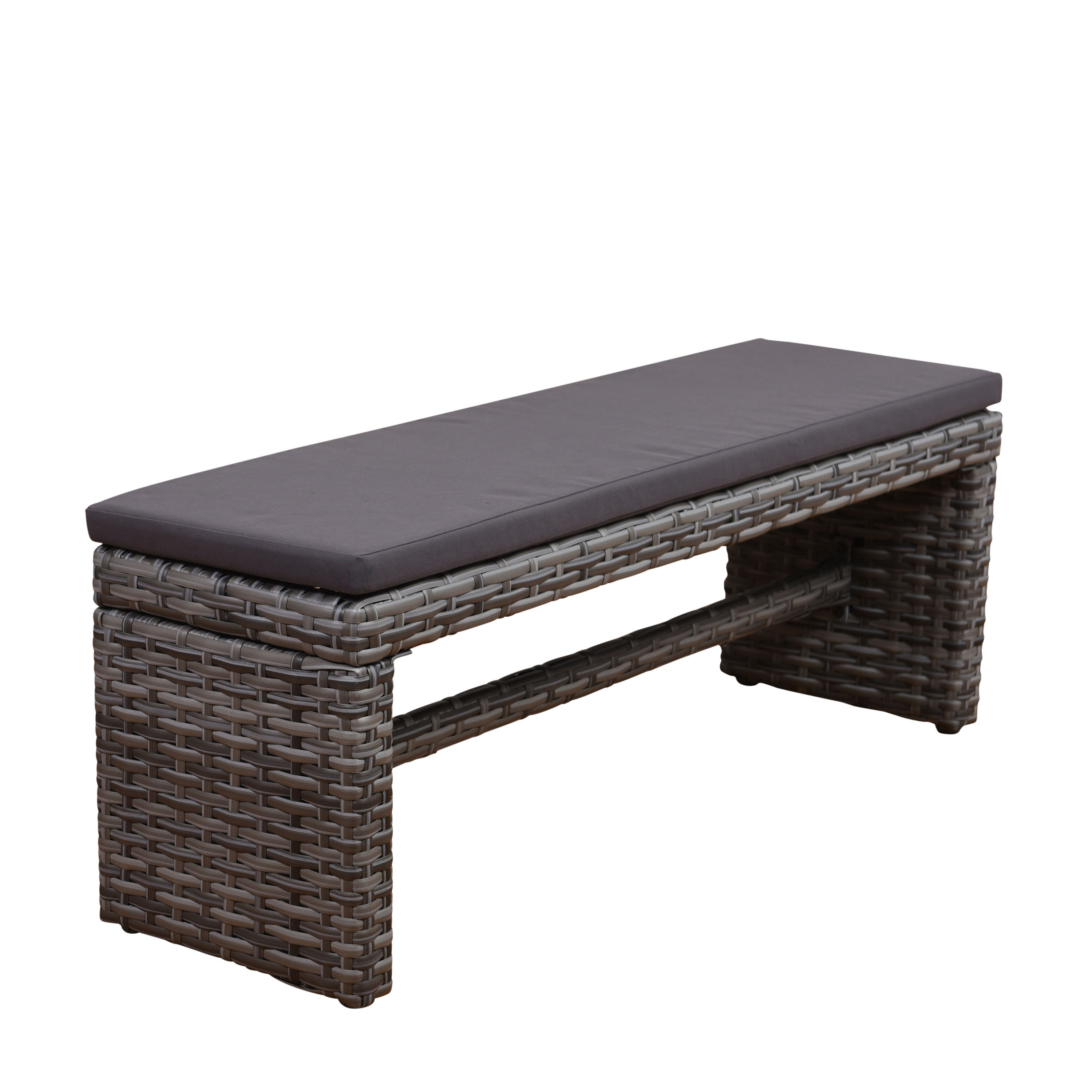 Tergel Resin Wicker Garden Bench Reviews Allmodern