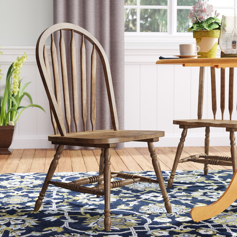 Birch Lane Heritage Ross Solid Wood Windsor Back Side Chair In