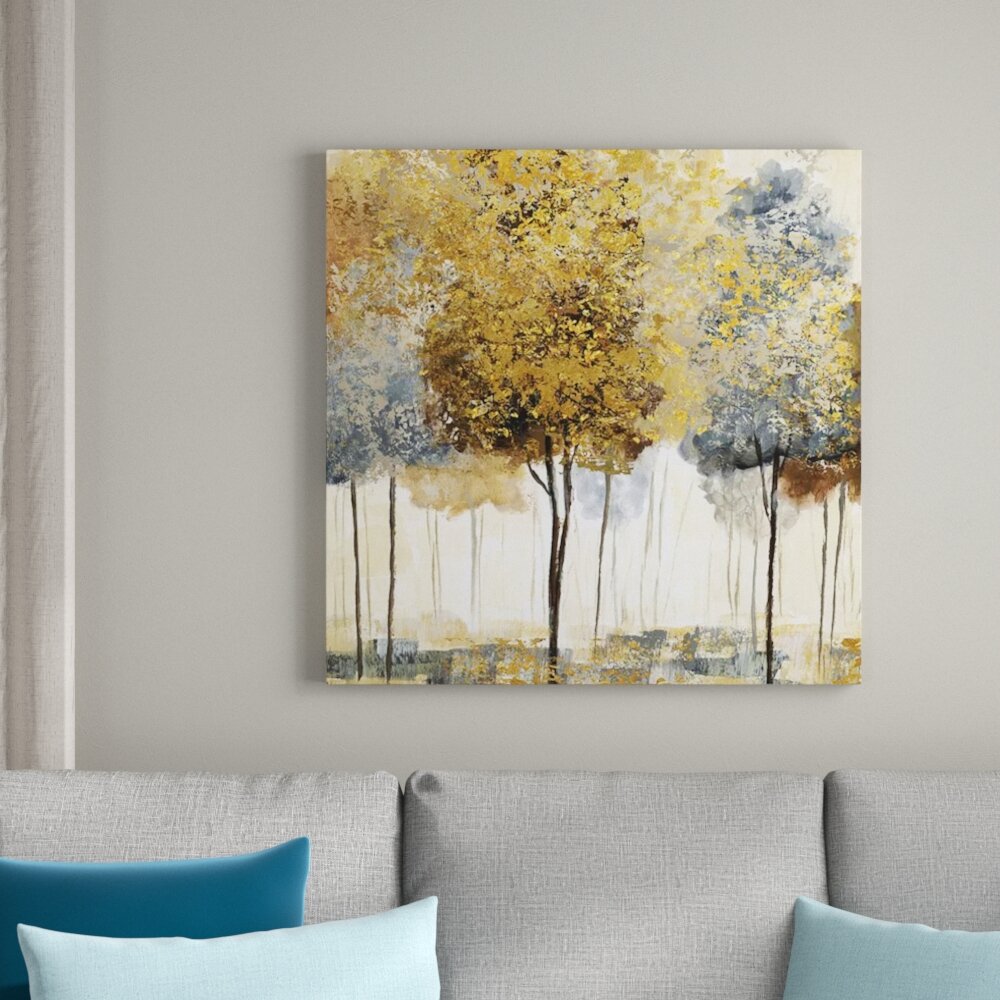 Andover Mills™ Metallic Forest I by Nan - Print on Canvas & Reviews ...