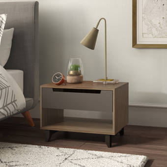 Bungalow Rose Stevensville 3 Drawer Nightstand Wayfair