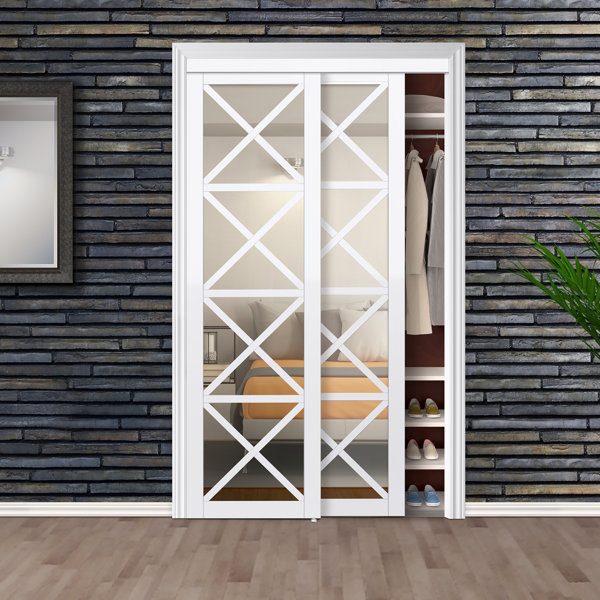 Closet Mirror Sliding Doors Wayfair