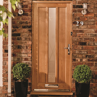 External Doors Front Composite You Ll Love Wayfair Lexington Manufactured Wood 1 Panel Unfinished Glazed External Door