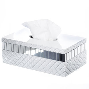 Rectangular Tissue Box Cover Wayfair Lorrie Rectangular Tissue Box Cover