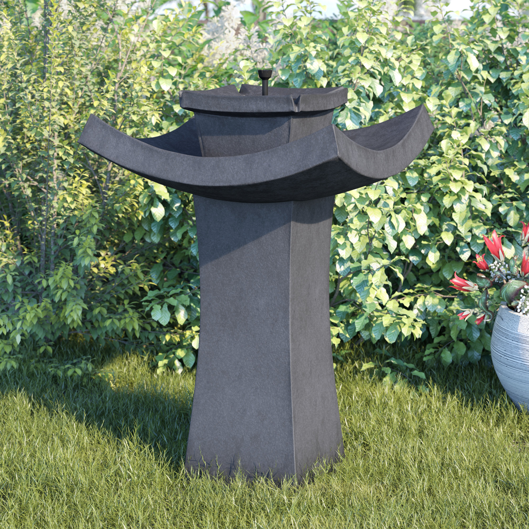 Sol 72 Outdoor Abella Gfrc Solar On Demand Fountain Reviews Wayfair