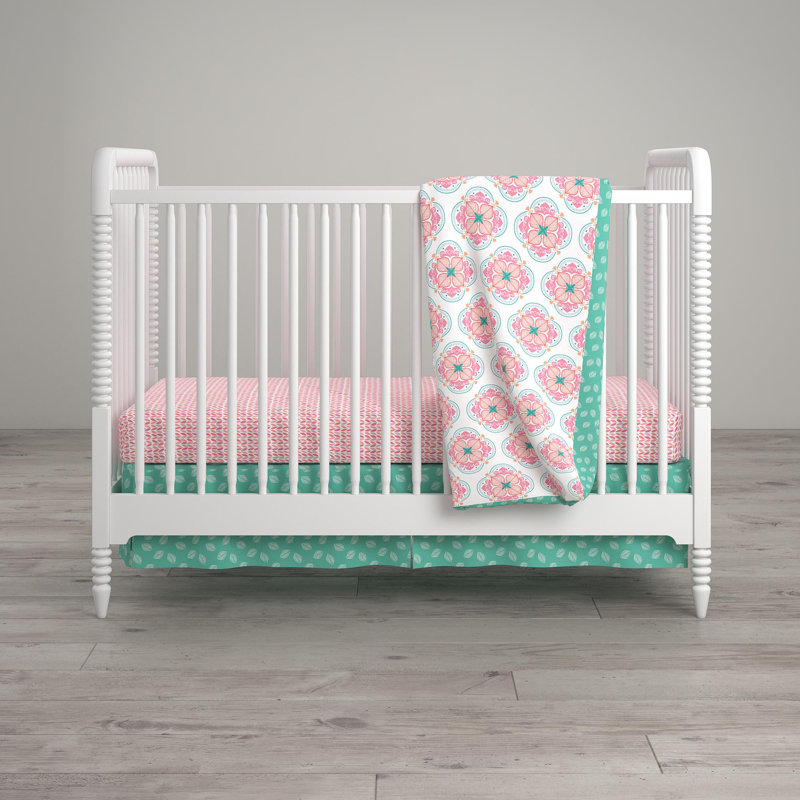 Little Seeds Cora 4 Piece Crib Bedding Set Reviews Wayfair