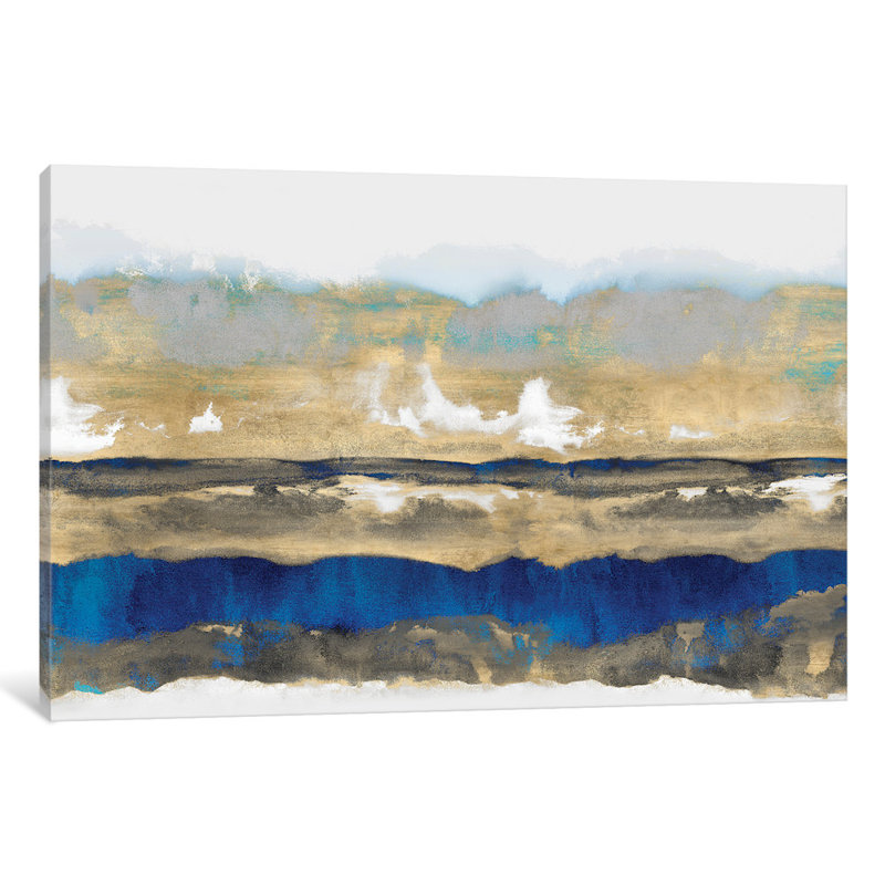 Wade Logan Strata In Blue Gold By Rachel Springer Wrapped