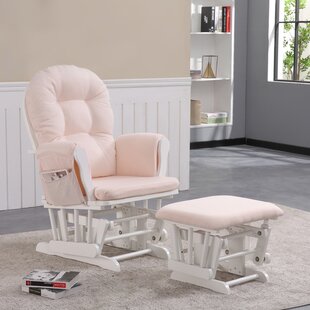 pink nursery glider