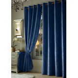Navy Velvet Curtains Wayfair Co Uk