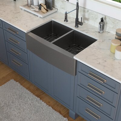 39 Apron Front Farmhouse Sink - Workstation Sink - Double Bowl - Larg –  Create Good Sinks