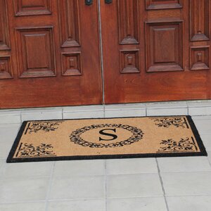 Hedvige Anti Shred Treated Non-Skid Monogrammed Entry Doormat