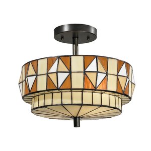 Westcott 2-Light Semi-Flush Mount